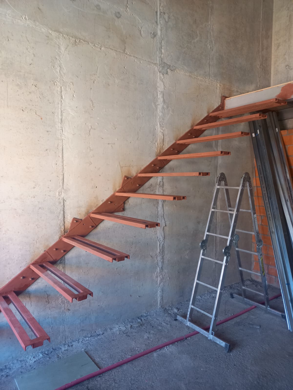 Изготовление консольной лестницы
